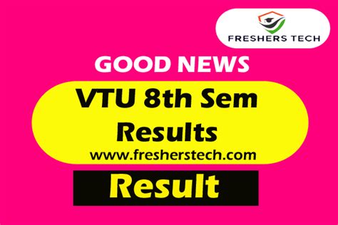 vtu results 2022 8th sem.